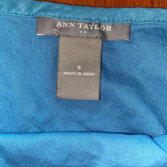 Ann Taylor - Blue Skirt - 8 - Picture 2 of 2